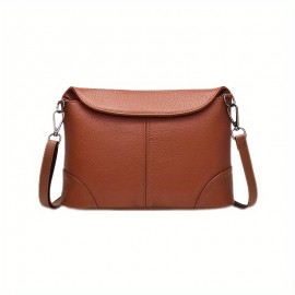 Elegant Women's Shoulder Bag, Casual Simple Design, Large Capacity Business Commuter Crossbody Purse