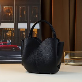 3-Color Tote Bags - Stylish Black, Orange & Beige Handbags with Golden-Tone Hardware, Perfect for Business, Commuting & Casual Outings, Versatile Carryall | Minimalist Design | Textured Finish