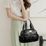 Women'S Vintage Y2K Punk Handbag with Multiple Pockets - Gothic Punk Style Tote Bag, Golden-Tone Hardware & Chain Strap, Zipper Closure, Polyester, For Everyday & Special Events - Retro Women'S Purse, Party Accessory, Edgy Fashion