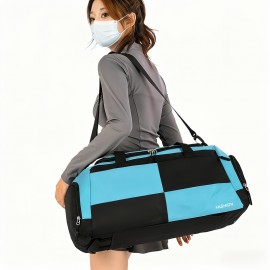 New NnBag Men's Handbag, Multi-Pocket Large Capacity Multifunctional Unisex Travel and Gym Bag - Fashionable Multi-Color, Multifunctional Storage Bag with Large Capacity, Adjustable Shoulder Strap and Separate Shoe Compartment - Durable