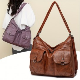 Women'S Convertible Crossbody/Backpack Bag with Adjustable Strap & Magnetic Closure - Convertible Handbag & Backpack, Golden-Tone Hardware, Versatile Fashion Accessory, Sleek Design, Sturdy Construction, Fashion Lovers